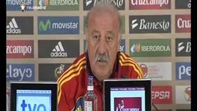 Del Bosque: "Me preocuparía que la gente en España no pudiera ver y seguir a su selección"