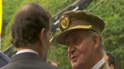 El Rey habla con Rajoy sobre "lo de españolizar a los catalanes"