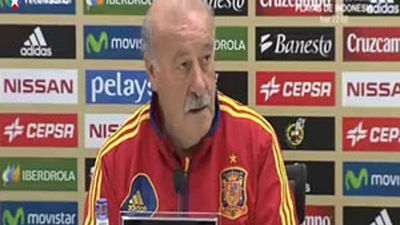 Del Bosque: "El partido es casi como una eliminatoria de copa"