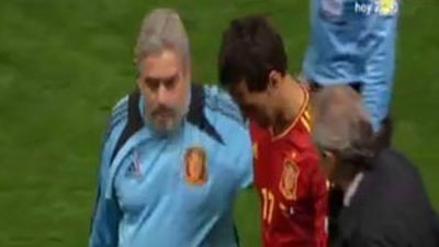 Arbeloa, con una lesión muscular, podría dejar a Mourinho sin laterales