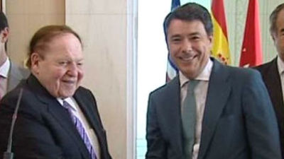 González y Adelson ratifican su deseo de traer a Madrid el macrocompleo de ocio
