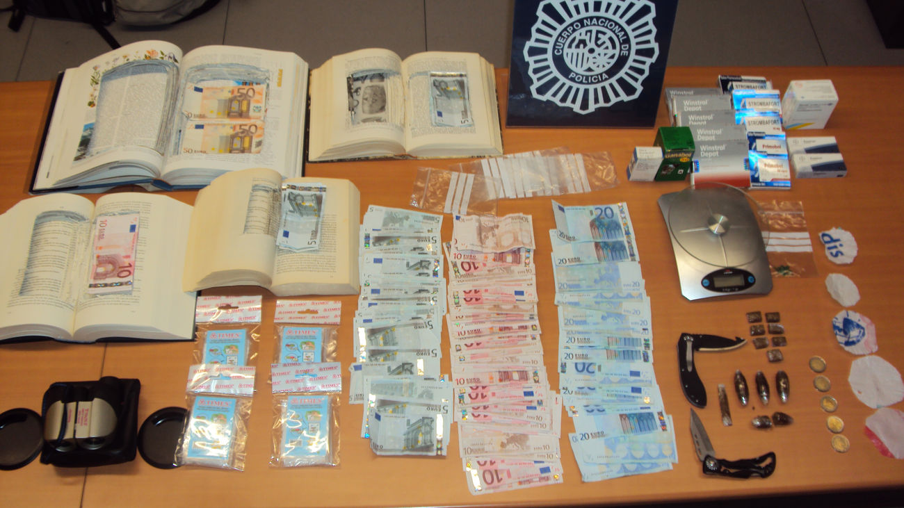 La Policía desmantela un “punto negro” de menudeo de droga en un bar de Móstoles