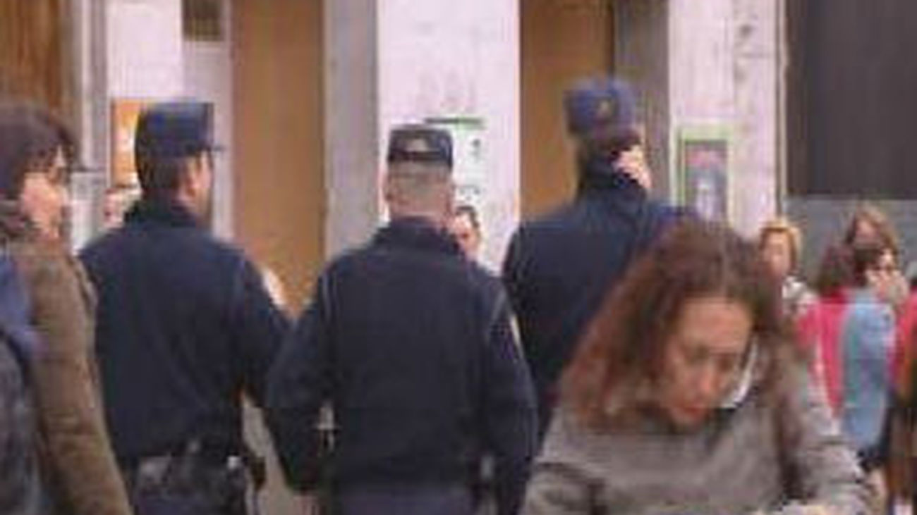 Policía en el centro