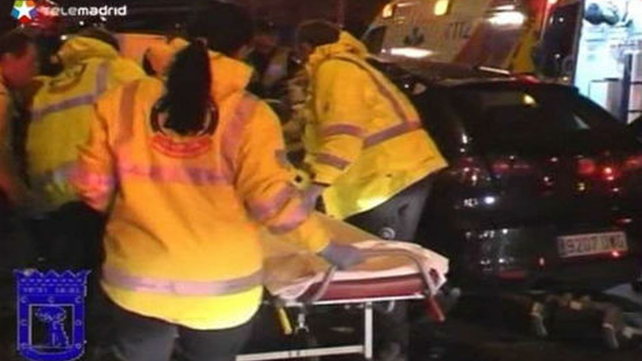 Dos heridos en un aparatoso choque frontal en Alfonso XII con Ramón y Cajal