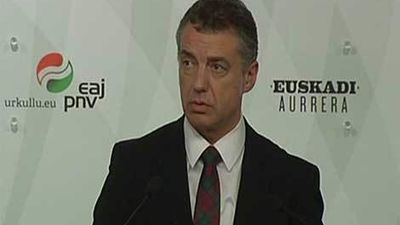 Urkullu pide a ETA que "termine lo que empezó" porque "no tiene alternativa"