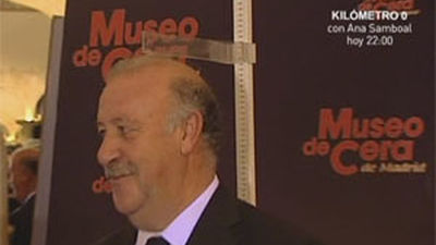 Vicente del Bosque inmortaliza su figura con una escultura de cera