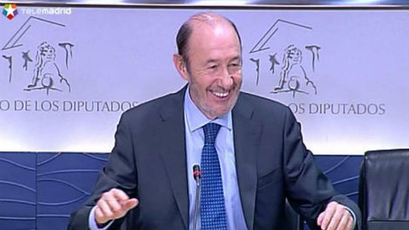 Rubalcaba: "no he pensado en dimitir y voy a cumplir hasta el final"