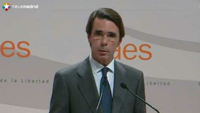 Aznar avisa de que España sólo se puede romper si antes se rompe Cataluña