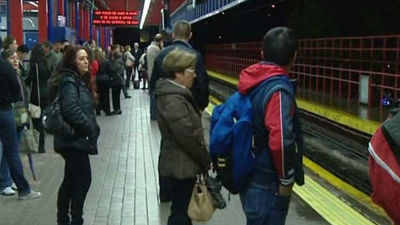 Metro cifra en un 46% el seguimiento de la huelga y la EMT entre el 51 y 53%