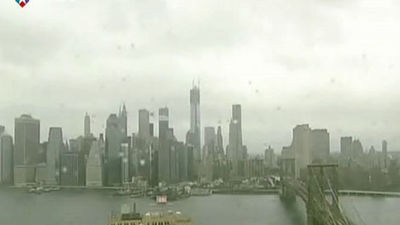 "Sandy" tocará tierra de madrugada en Nueva Jersey con vientos de 150 kilómetros/hora