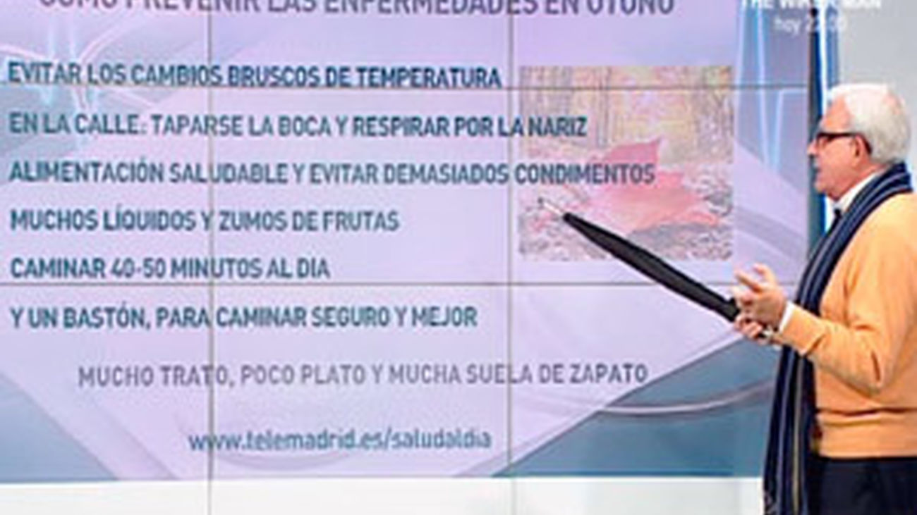 Evita enfermar en otoño