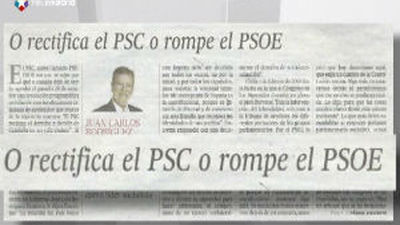 Rodríguez Ibarra contra el PSC: "O rectifica o rompe el PSOE"