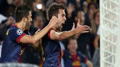 3-1. Un Barça de récord, pero sin gol para Thiago Messi