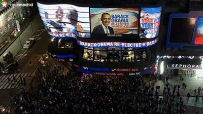Los demócratas celebran la victoria de Obama tras lo incierto de las encuestas