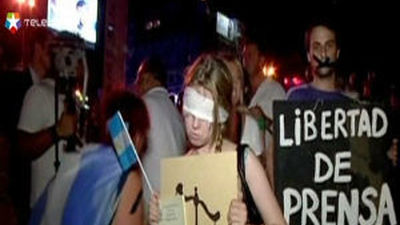 Miles de personas protestan en Buenos Aires contra el gobierno de Cristina Fernández