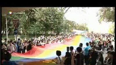 Los chinos realizan una marcha gay para pedir la legalización del matrimonio