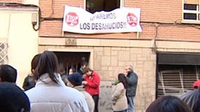 Se paralizan tres desahucios en Madrid