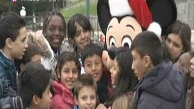 Los niños de San Ildefonso visitan Eurodisney