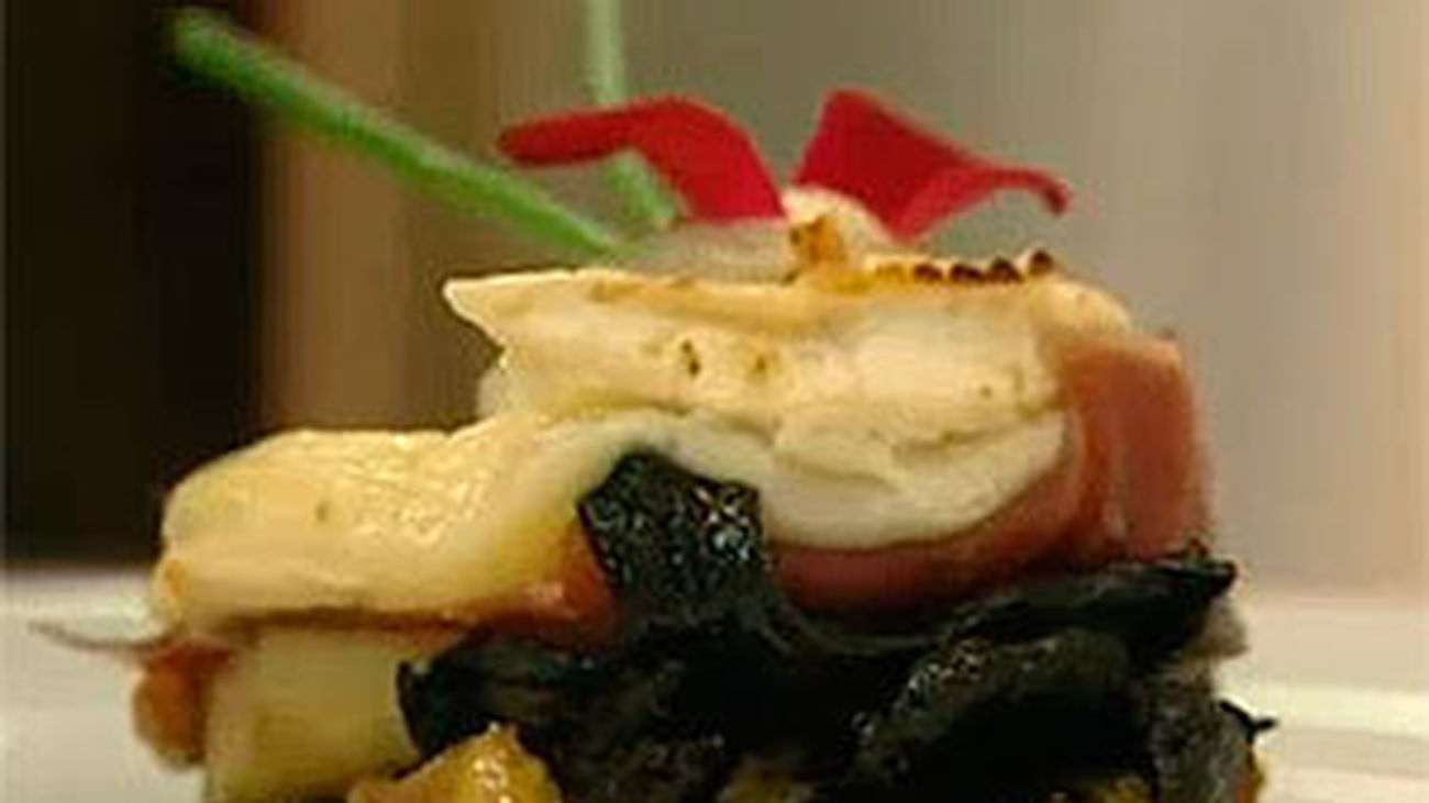 Setás y jamón, ¡qué espectáculo!