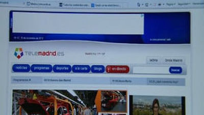 Los informativos de Telemadrid se pudieron seguir en internet