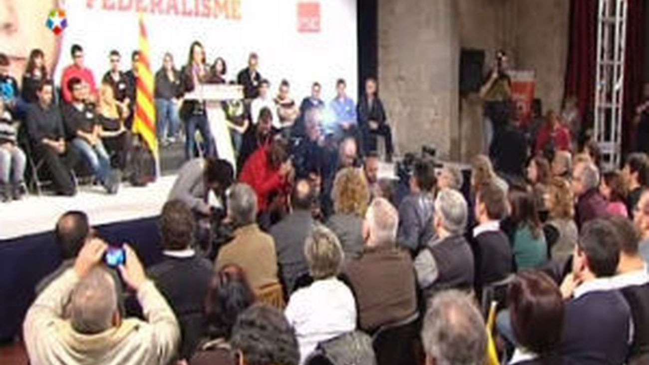 Griñán apela a votar con el corazón ante el "aislamiento" al que arrastra CiU