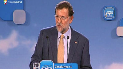 Rajoy augura que los catalanes no comprarán un billete a lo "desconocido"