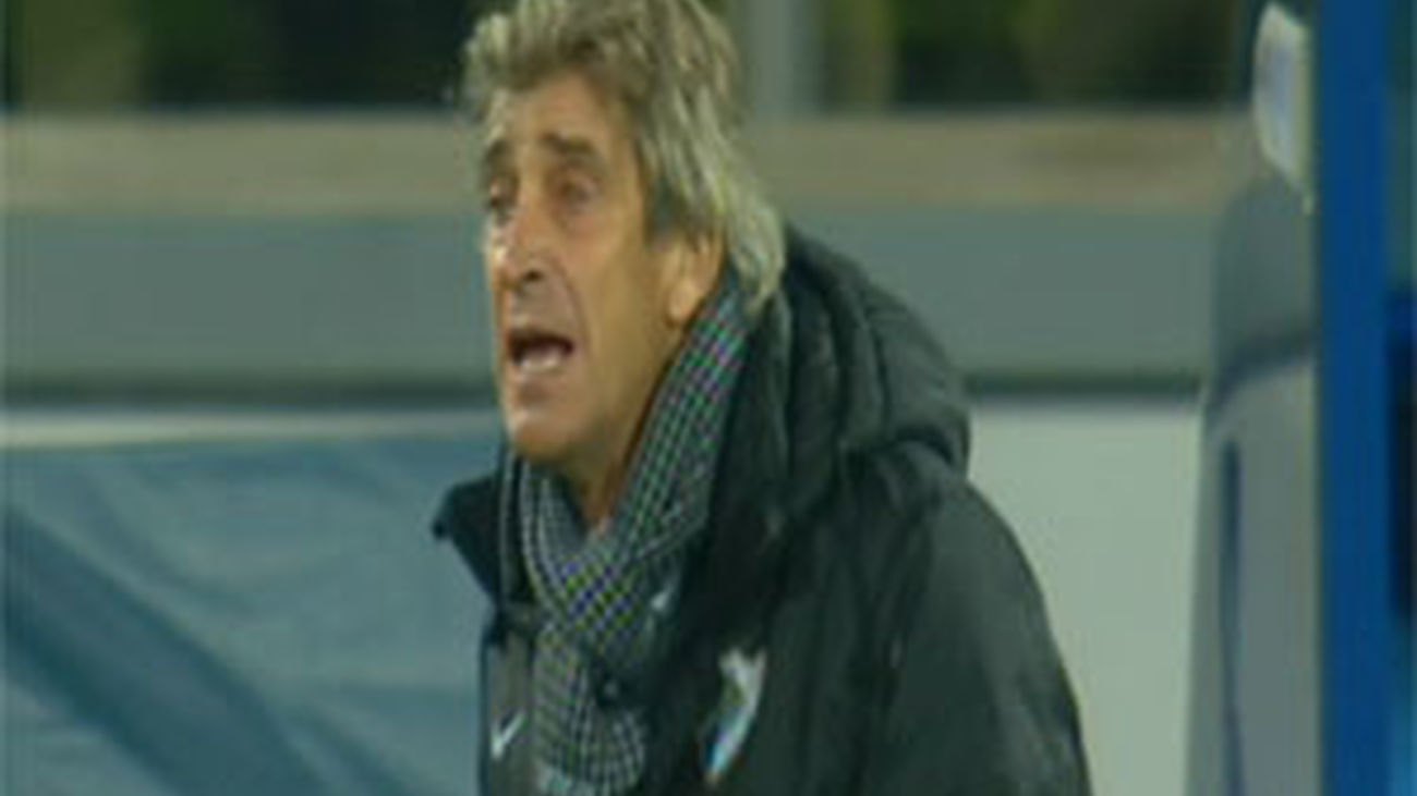 Manuel Pellegrini, entrenador del Málaga