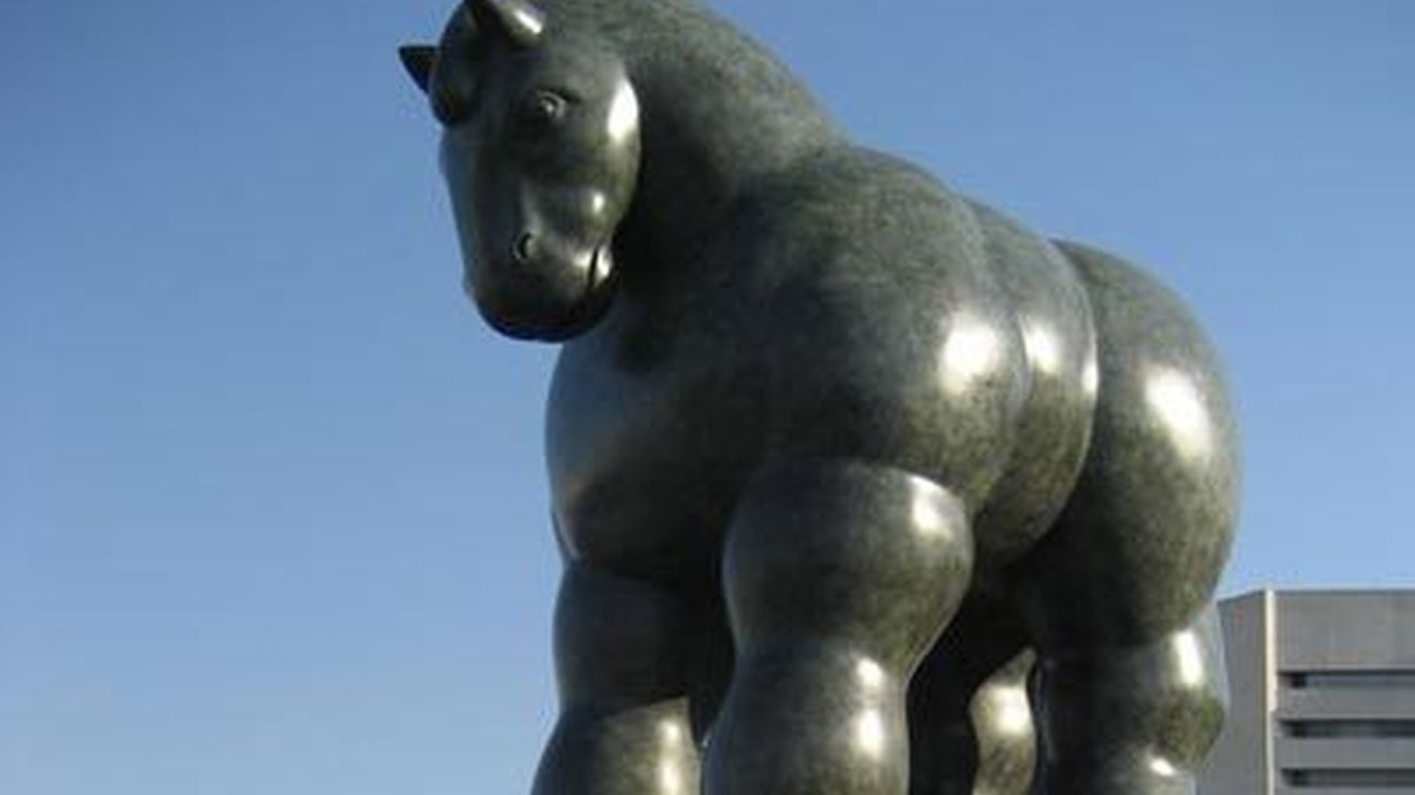 La escultura "Caballo", de Botero, subastada por 938.500 dólares en Nueva York