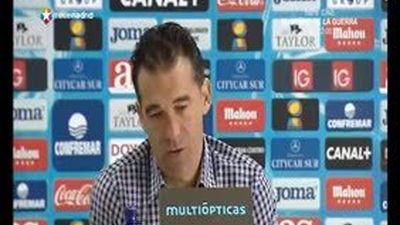 Luis García :"Nos tenemos que definir, si de mitad de la tabla para arriba o para abajo"