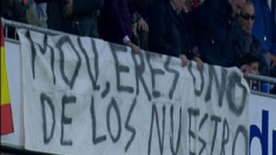 La afición del Real Madrid dividida en torno a Mourinho