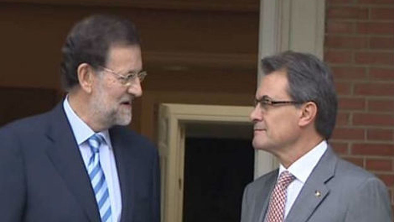 Mariano Rajoy y Artur Mas