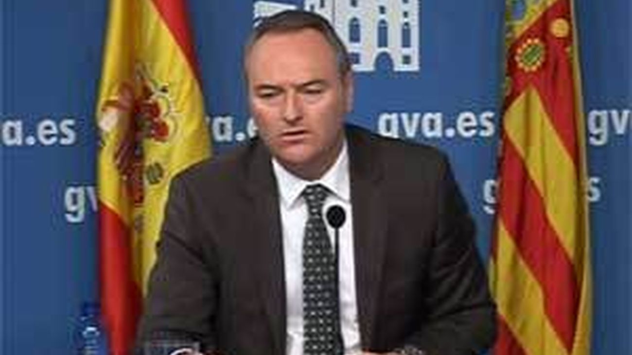 Fabra reduce a ocho las Consejerías del Gobierno valenciano, del que salen cuatro consejeros