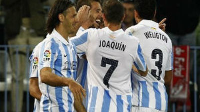 4-0. El Málaga golea al Granada con más efectividad que juego