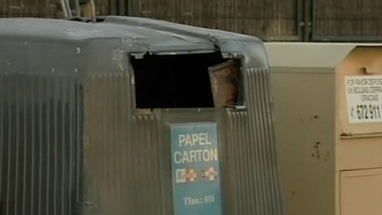 Contenedor descuartizada