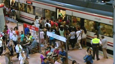 Los sindicatos ferroviarios se reúnen  hoy con Fomento, a tres días de la huelga en el sector