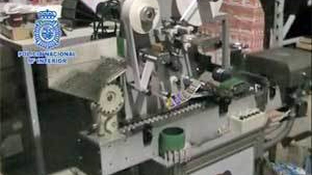 Desmantelan una fábrica clandestina con 1,6 millones de falsificaciones