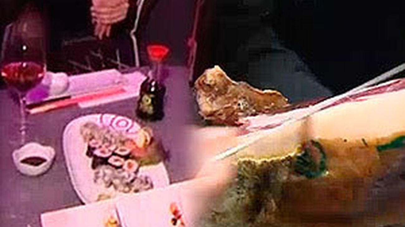 El shusi y el jamón, buenos amigos