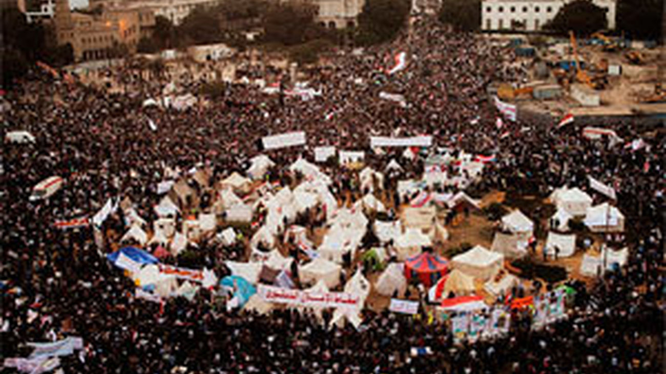 Protestas en la plaza Tahrir de El Cairo