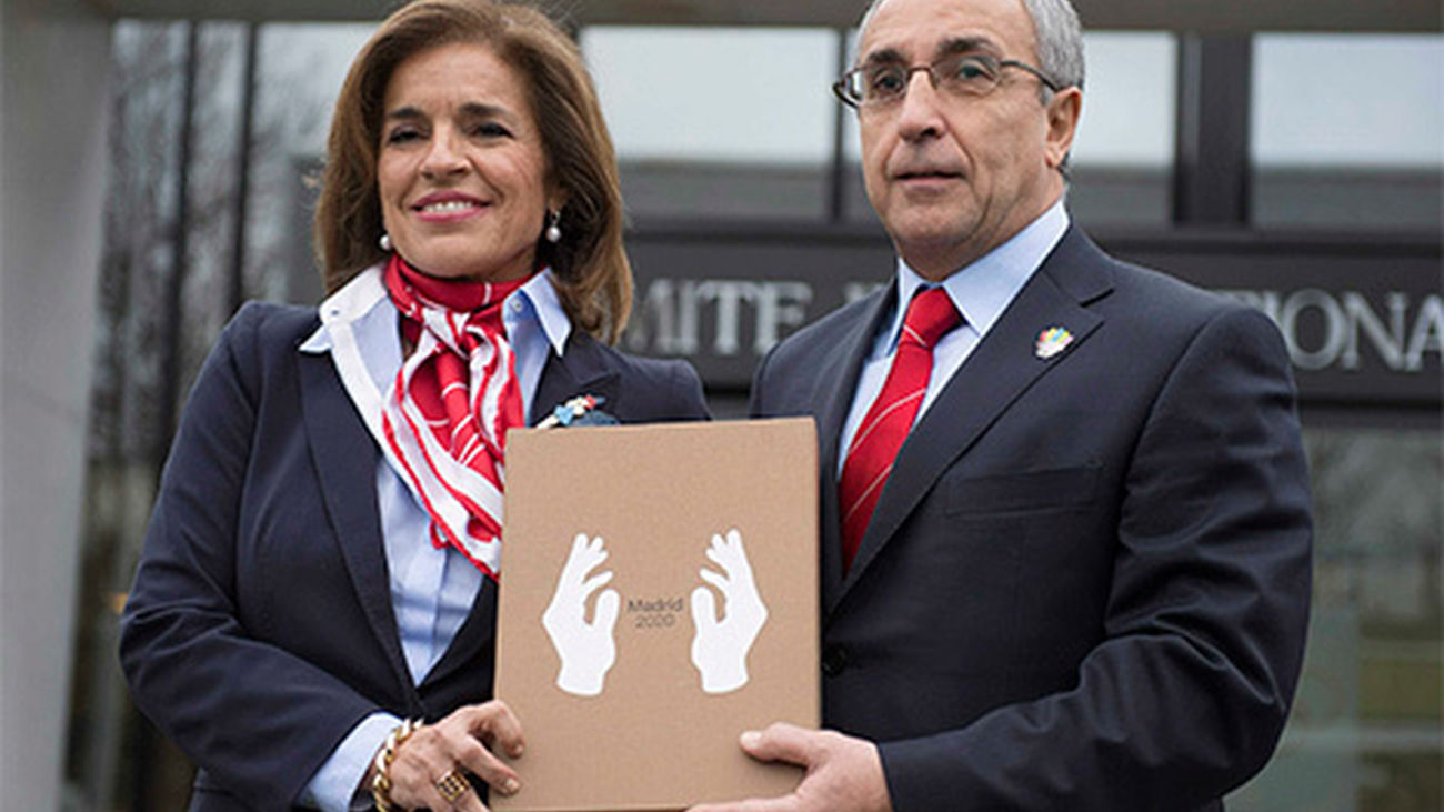 Ana Botella y Alejandro Blanco apoyando Madrid 2020