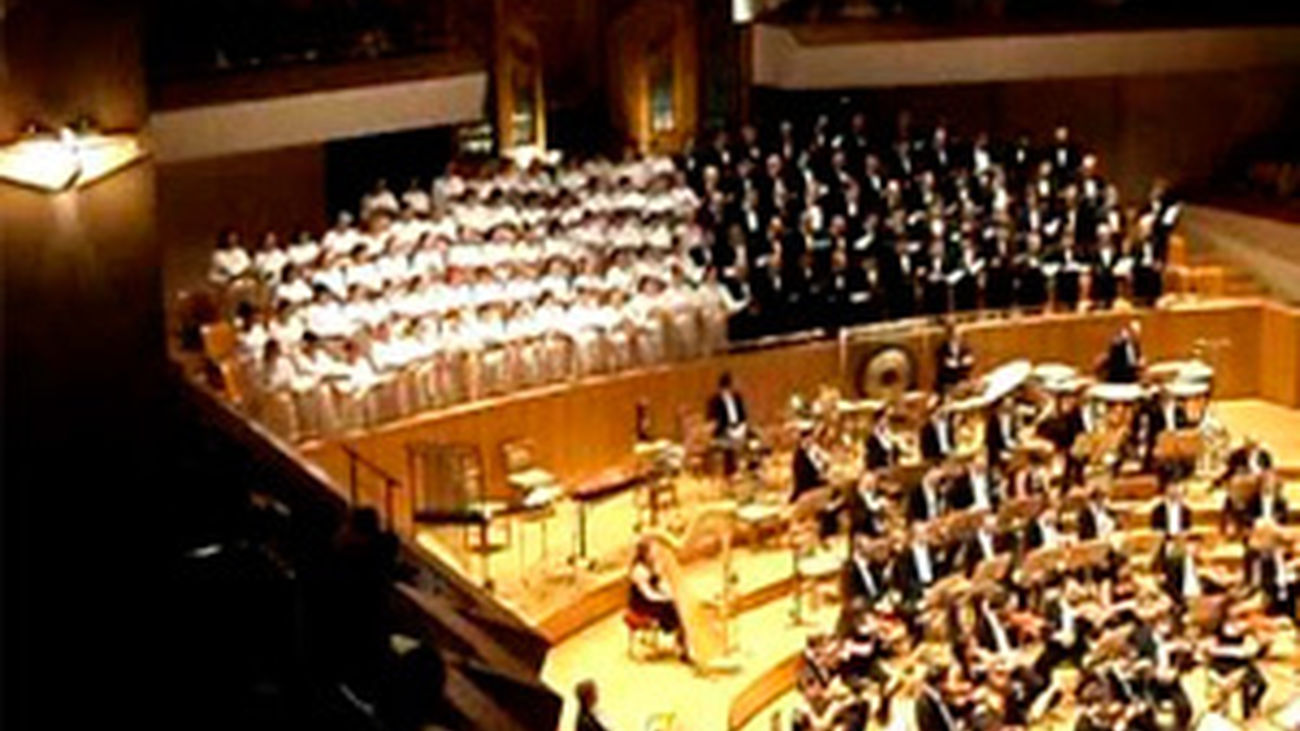 El Orfeón donostiarra en el Auditorio Nacional de Madrid