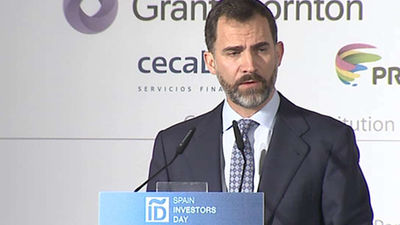 El Príncipe de Asturias asegura que es el momento para invertir en España