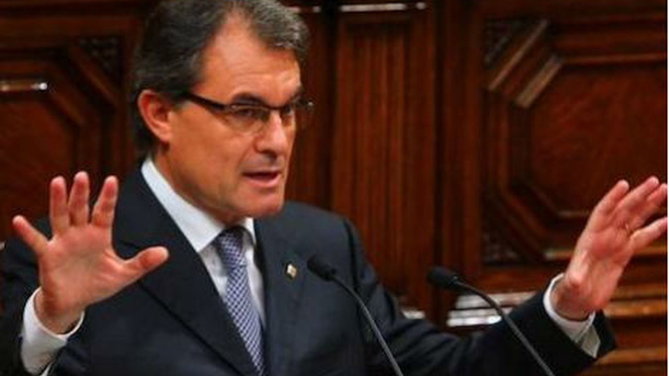 Artur Mas, en el Parlamento catalán