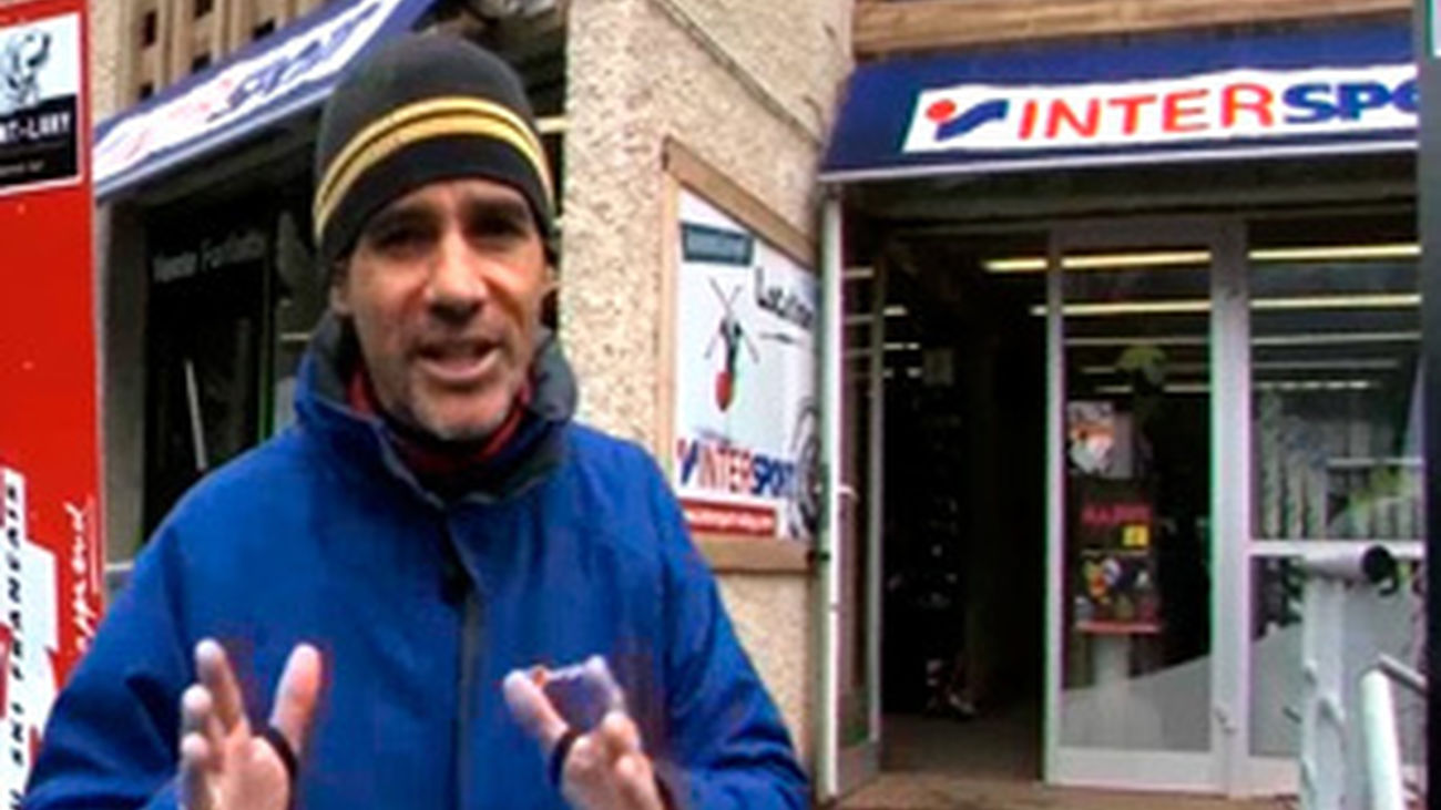 El material necesario para esquiar