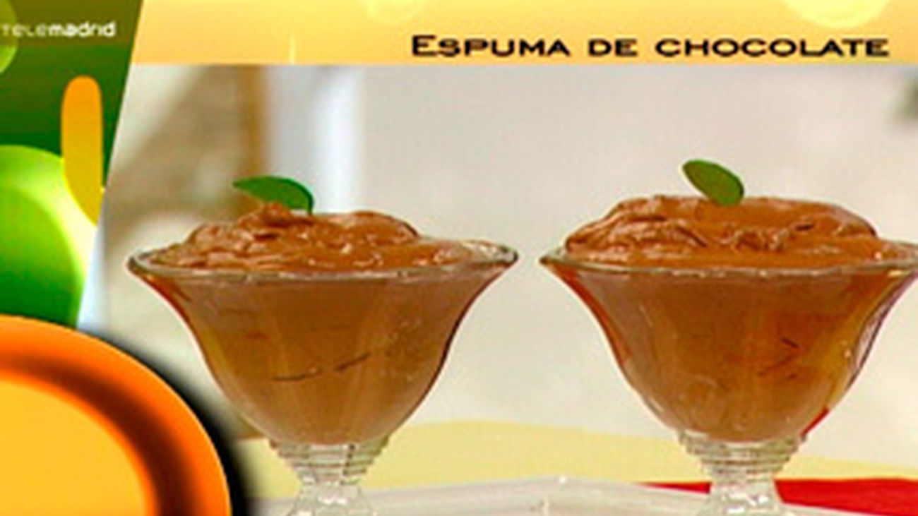 Espuma de chocolate