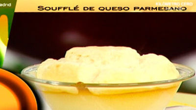 Suflé de queso parmesano
