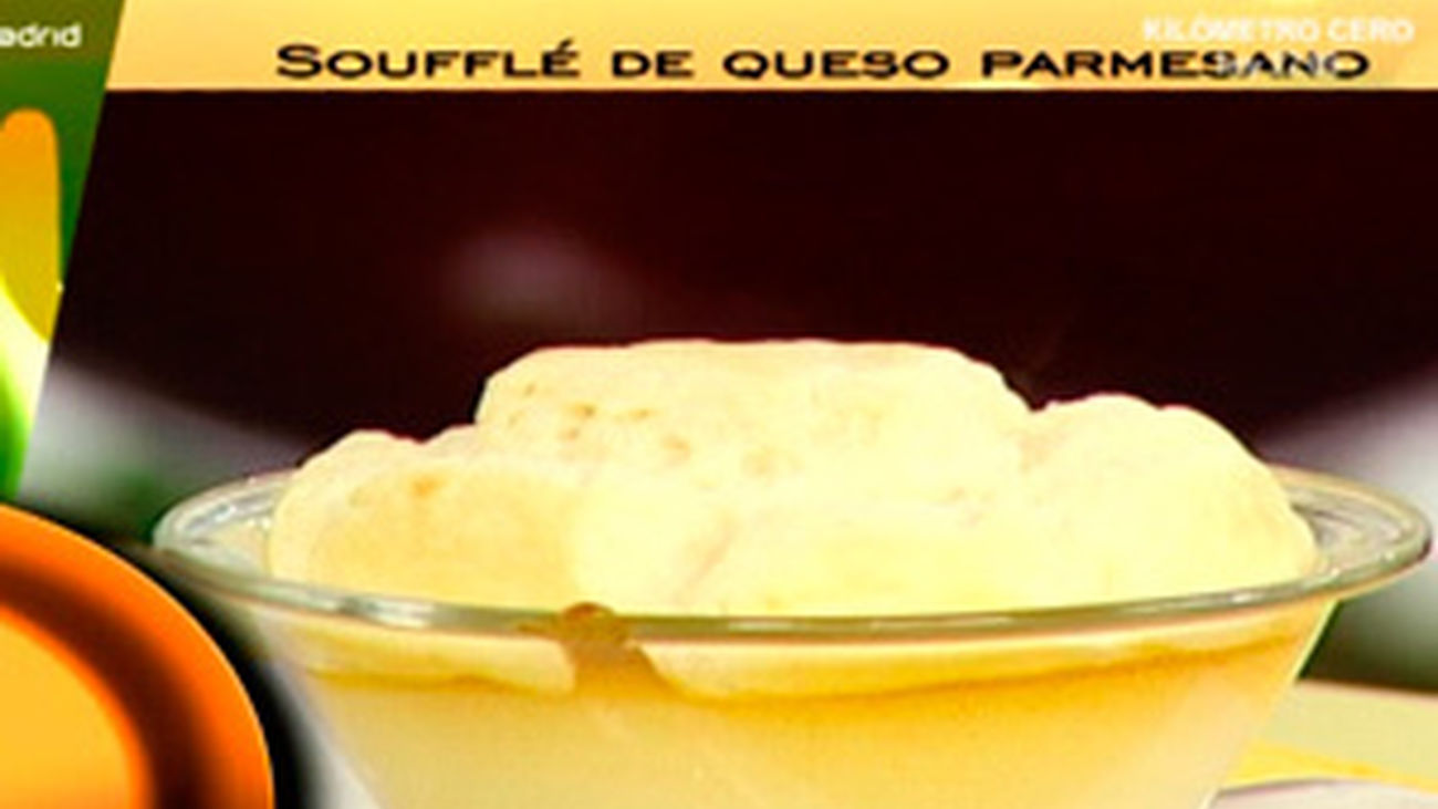 Suflé de queso parmesano