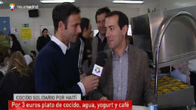 Cocido solidario para recaudar fondos y alimentos para Haití