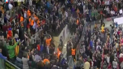 El Rey y el himno reciben una intensa pitada en la final de Copa en Vitoria