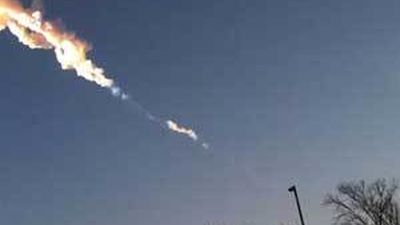 Un millar de heridos por la caída de una lluvia de meteoritos en los Urales rusos