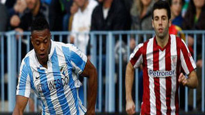 1-0. Saviola y Caballero dan el triunfo al Málaga